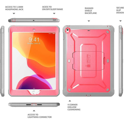 Robuste Schutzhülle für 10,2 Zoll iPad 7./8. Gen, Rosa