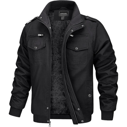 Herren Fleecejacke Winterjacke Warm & Funktional XL