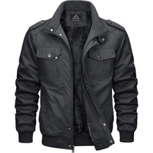Herren Winterparka Warm Gefüttert Jacke Militär Style