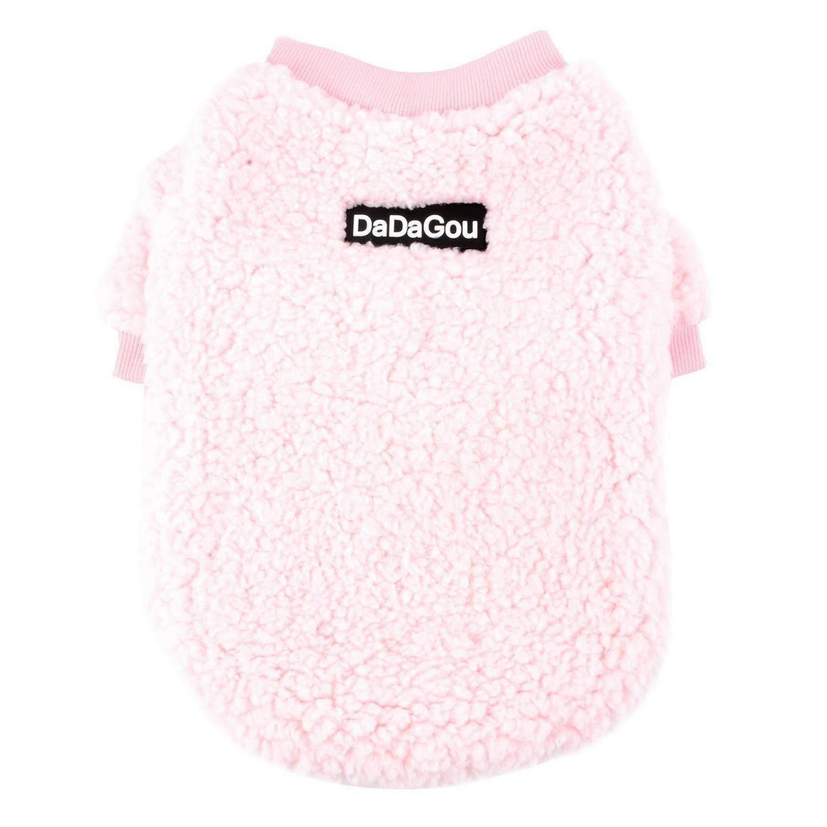 Wintermantel für kleine Hunde – Fleece Pullover Rosa M