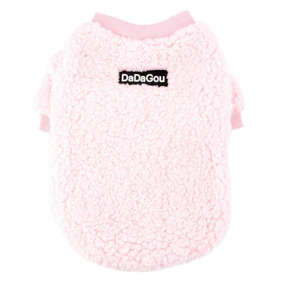 Wintermantel für kleine Hunde – Fleece Pullover Rosa M