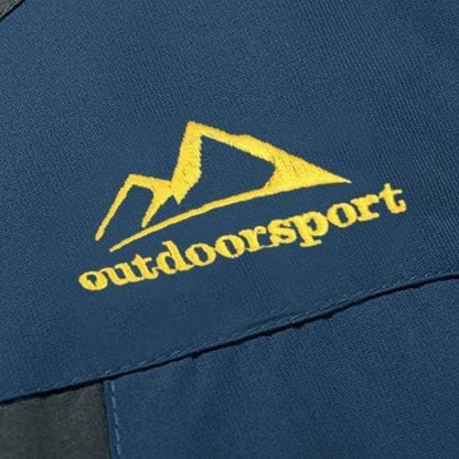 Herren Fleecejacke Winter Warm Gefüttert Skijacke Blau XXL