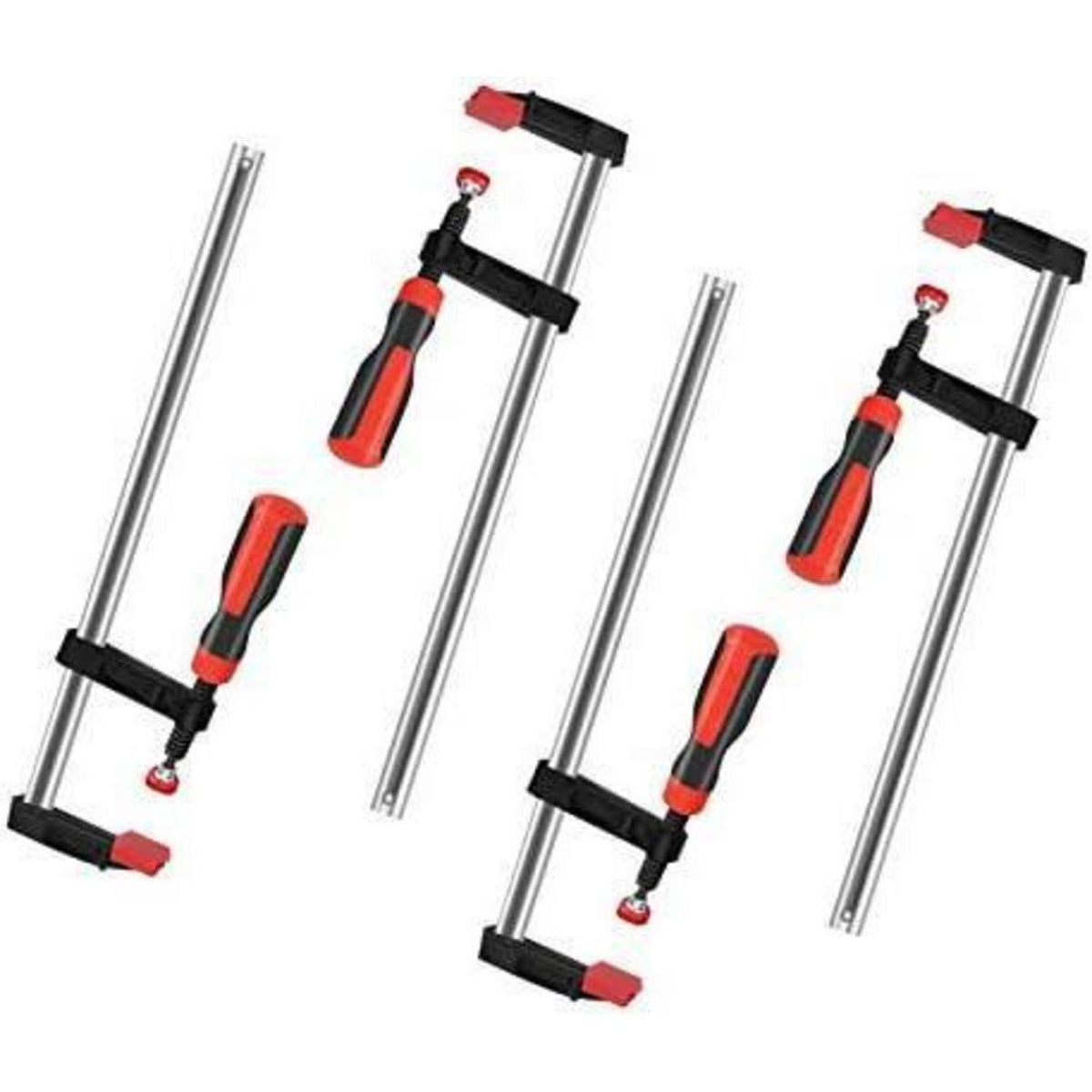 4er Set F-Zwingen für Holzbearbeitung – 50x300mm