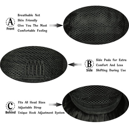 Schwarze Bob Perücke mit Pony – 25,4 cm Gerade Perücke