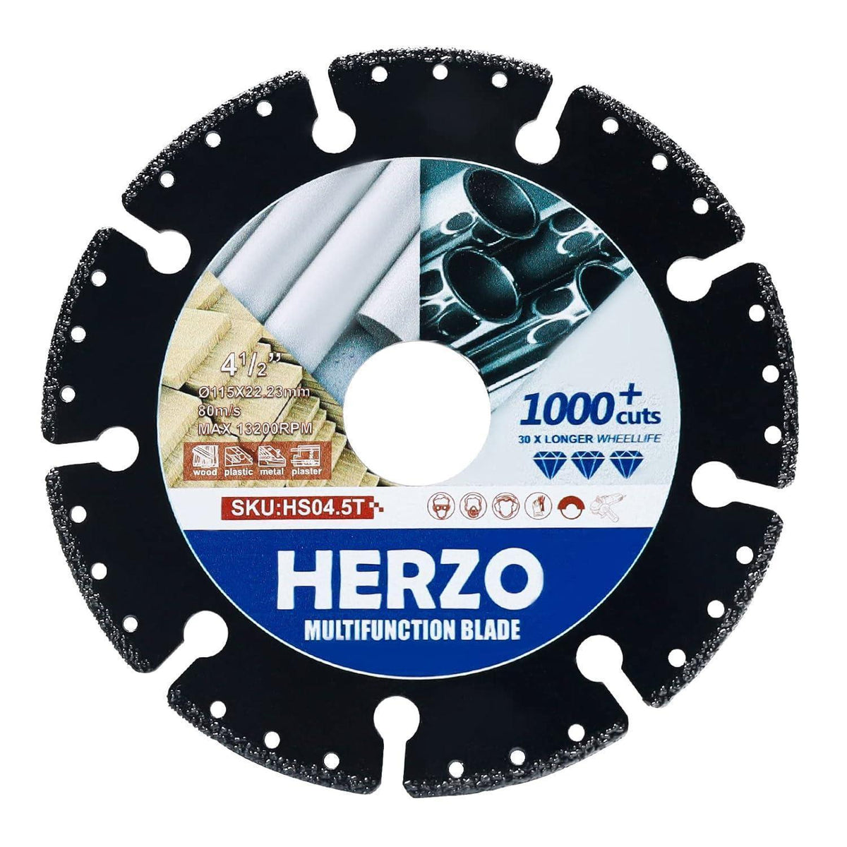 Multifunktions-Trennscheibe 115mm für Holz, Kunststoff, Metall