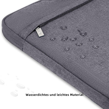 Voova Laptoptasche 17,3 Zoll Wasserdicht Stoßfest Grau
