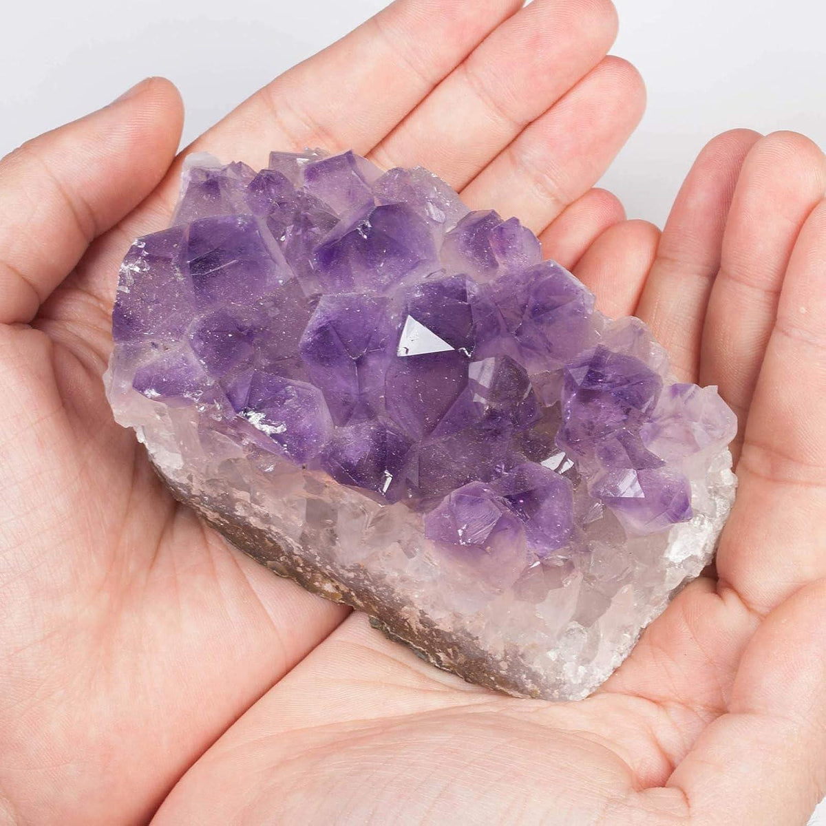 Amethyst Druse XXL Schmuckstein mit Geschenktüte