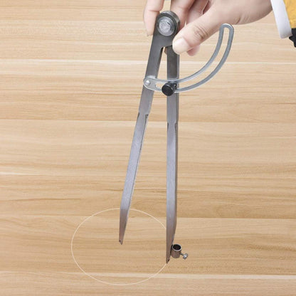 Großer Bleistift Zirkel 300mm aus Kohlenstoffstahl