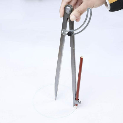 Großer Bleistift Zirkel 300mm aus Kohlenstoffstahl
