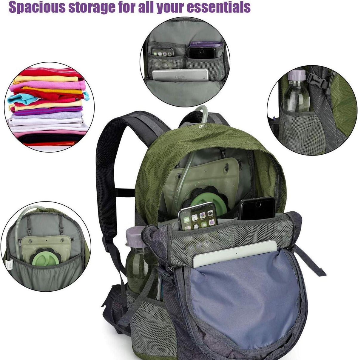 35l wasserdichter Wanderrucksack Trekking Camping Klettern