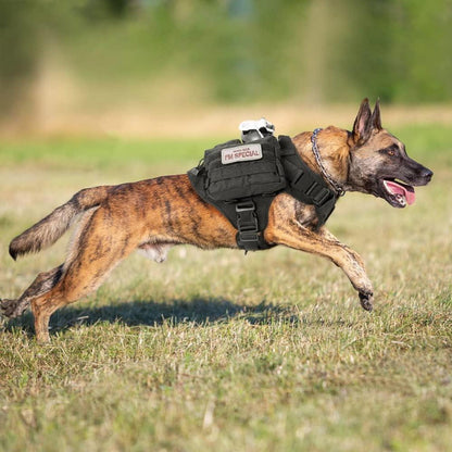 rabbitgoo Hundegeschirr Taktisches Brustgeschirr MOLLE