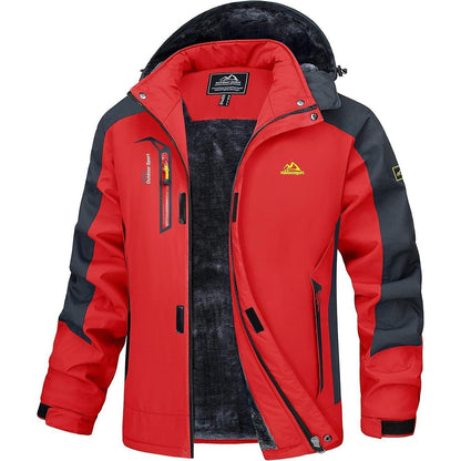 Warme Herren Winterjacke mit Kapuze – Wasserdicht & Winddicht