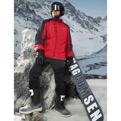 Warme Herren Winterjacke mit Kapuze – Wasserdicht & Winddicht