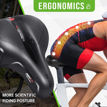 SPGOOD Fahrradsattel Memory Foam Bequem Atmungsaktiv