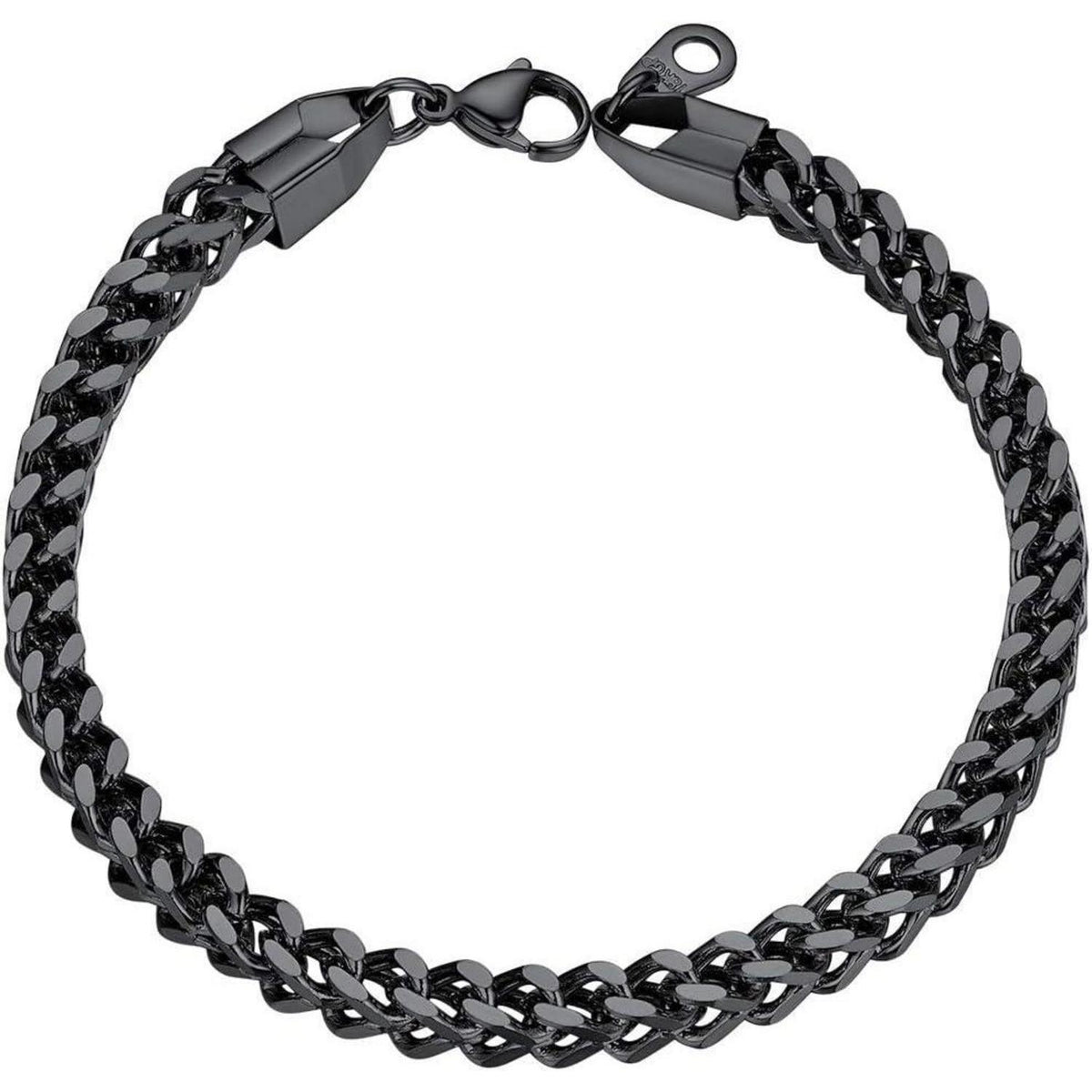 Franco Kette Armband Edelstahl/Vergoldet 3-6mm Breit 19/21cm