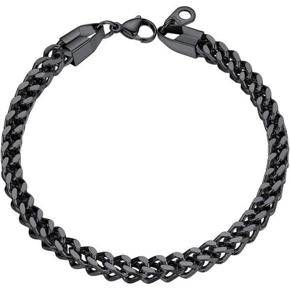 Franco Kette Armband Edelstahl/Vergoldet 3-6mm Breit 19/21cm