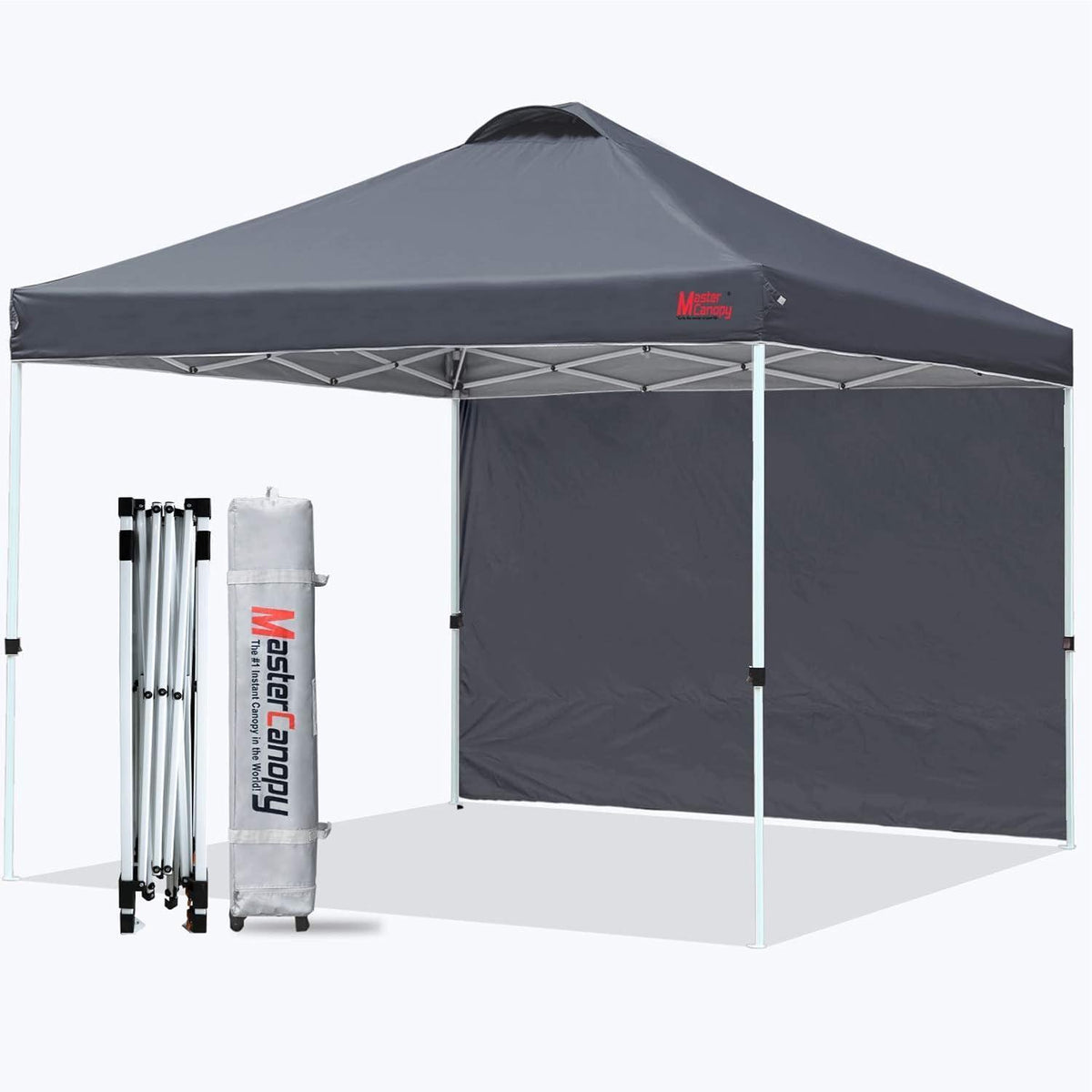 Pop-up Pavillon 2x2m mit Seitenwand, UV-Schutz, wasserabweisend