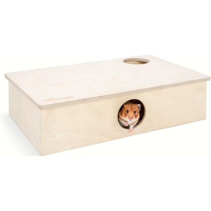 Niteangel Holz Hamsterhaus Labyrinth 6-Zimmer