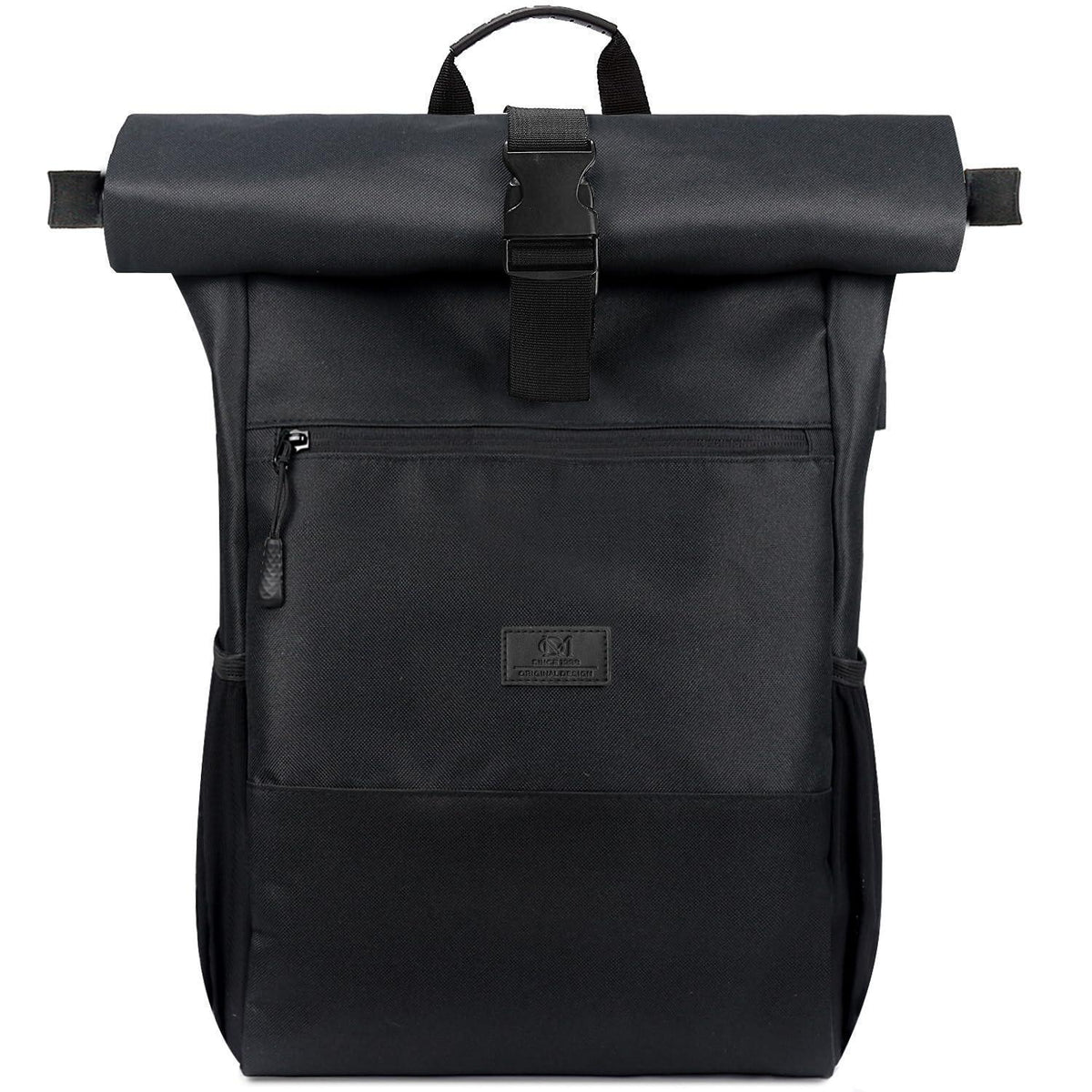 17 Zoll Laptop Rucksack Rolltop – Schwarz, Vielseitig & Komfortabel