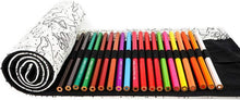 Stifterolle Leinwand 72 Stifte Buntstifte Bleistift Wrap