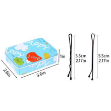 200 Haarnadeln 5.5cm Schwarz Wellenform & Gerade mit Box