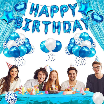 iZoeL Geburtstagsdeko: Happy Birthday Jungen Mann Party Set