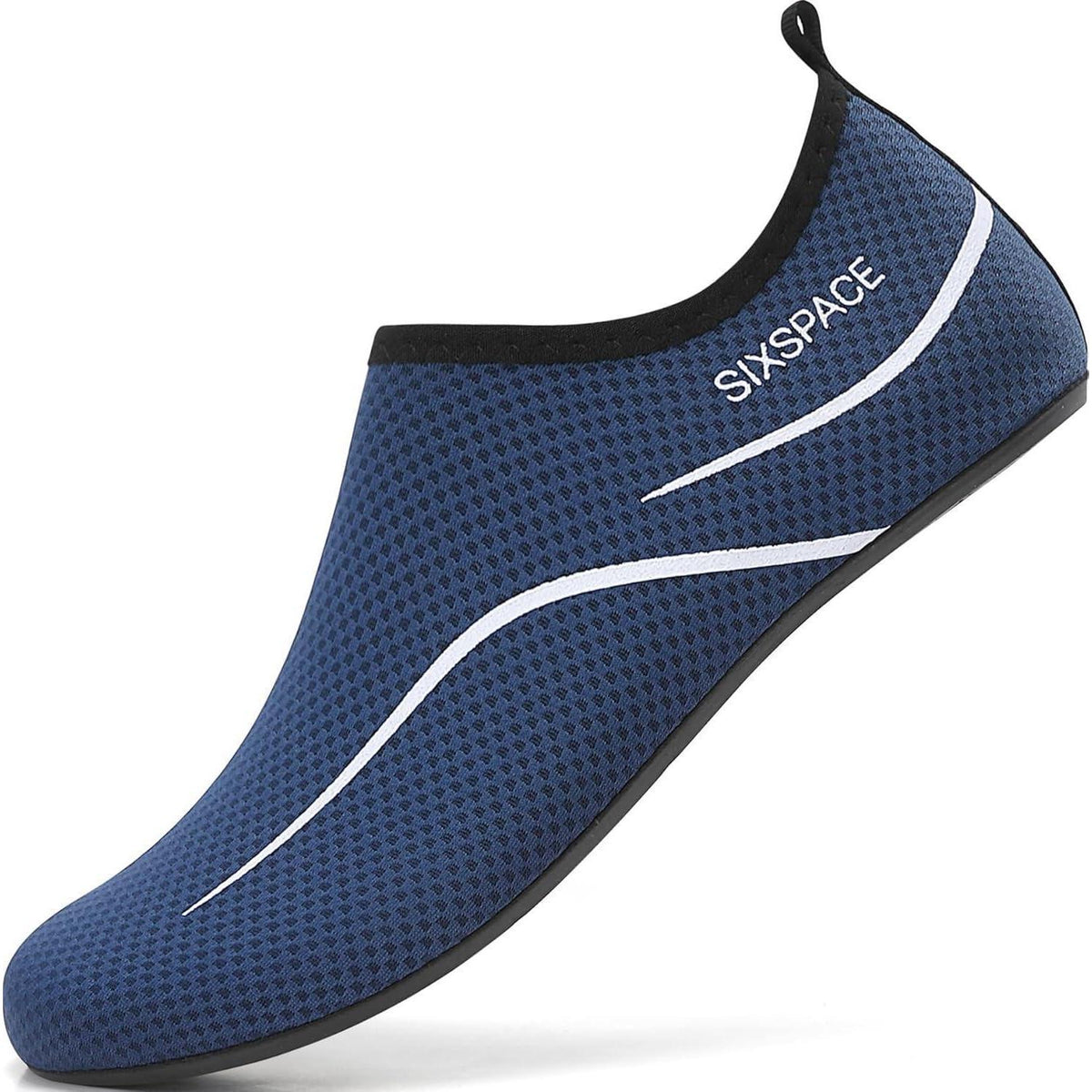 Badeschuhe Wasserschuhe Schnell Trocknend Rutschfest Dunkelblau