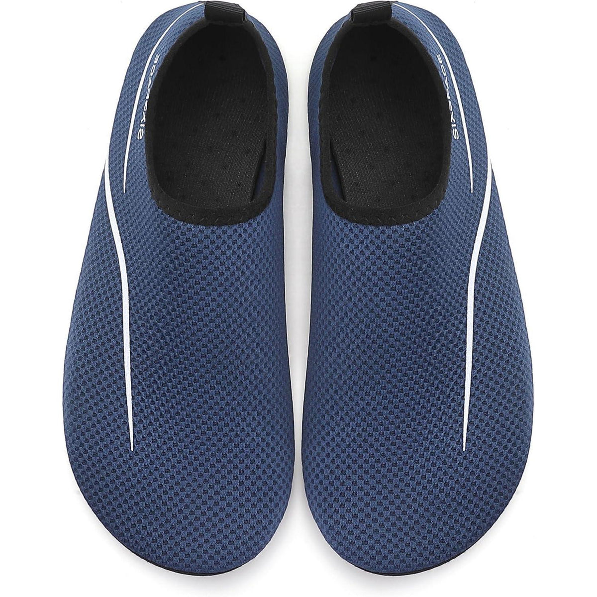 Badeschuhe Wasserschuhe Schnell Trocknend Rutschfest Dunkelblau