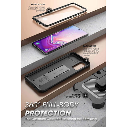 Outdoor Hülle für Samsung Galaxy S20 mit Ständer & Gürtelclip