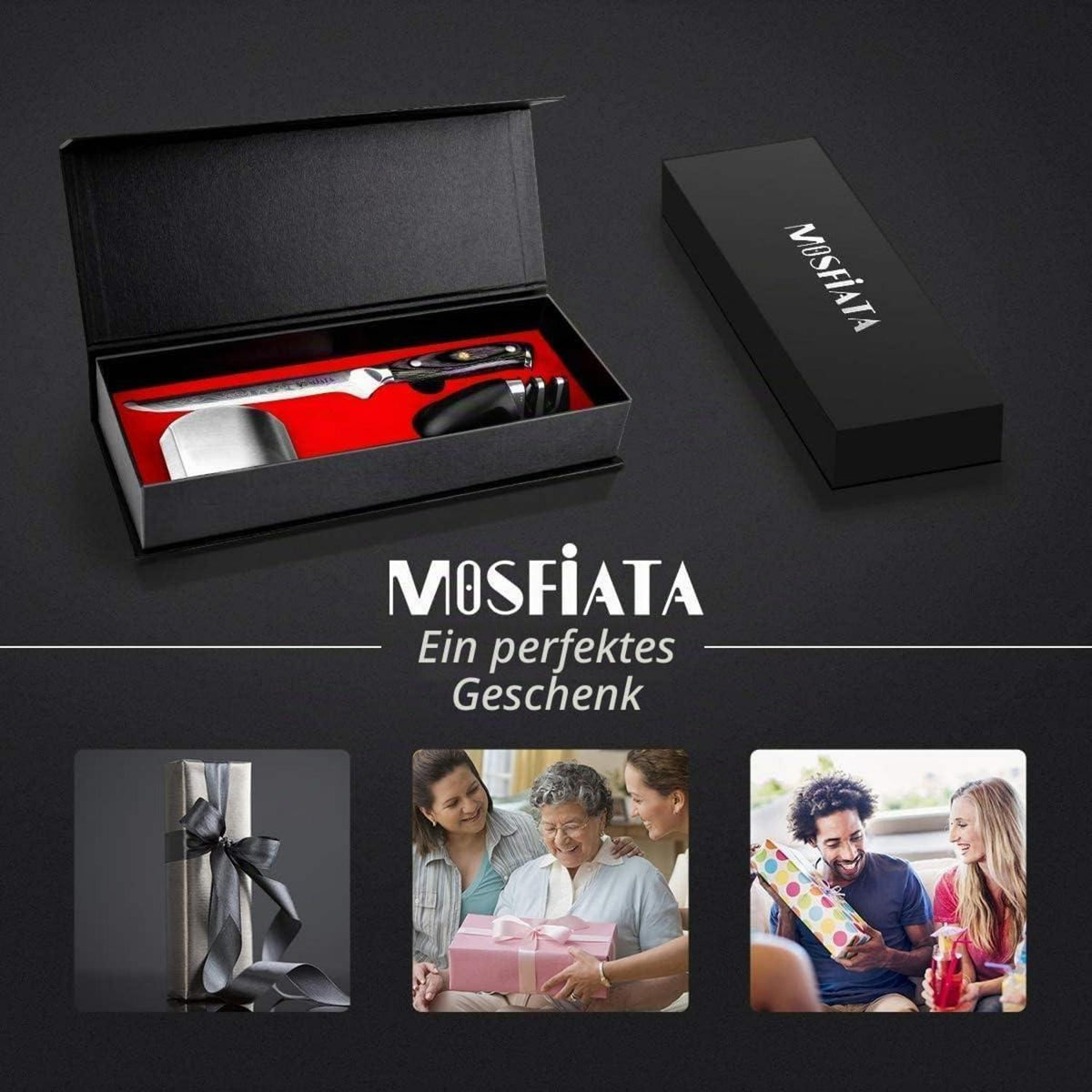 Filetiermesser 15 cm – Scharfes Ausbeinmesser für Fisch & Fleisch