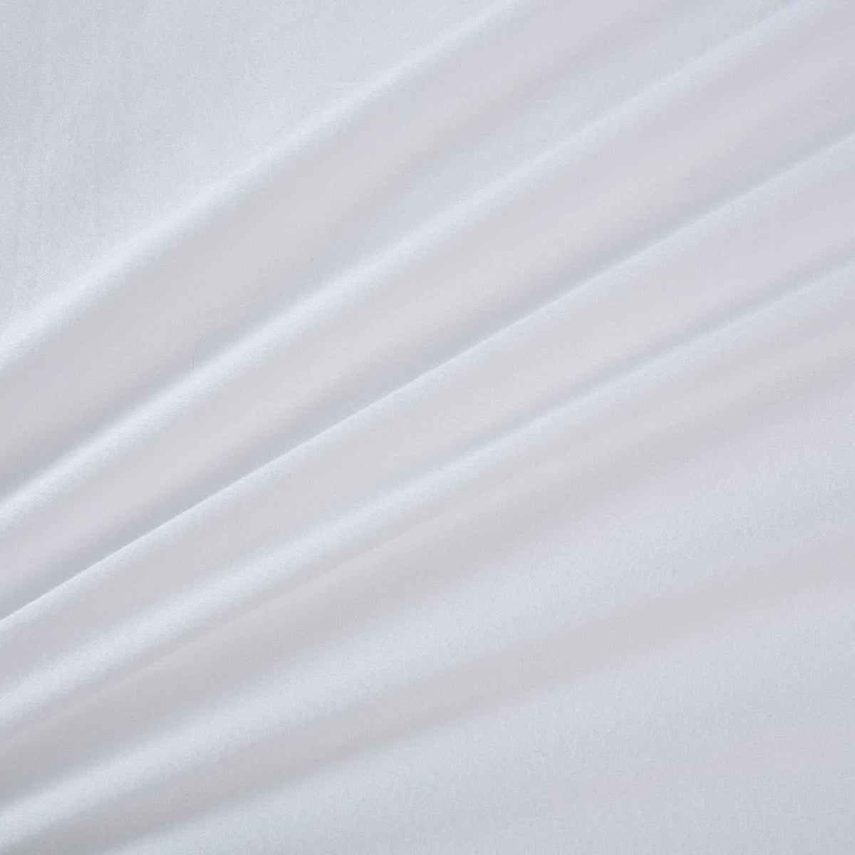 Rüschen Kissenbezug Baumwolle 50x91 cm - 2er Set Weiß