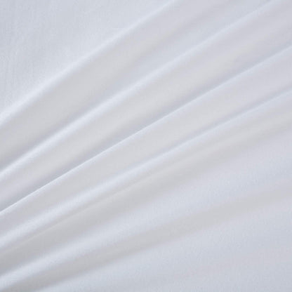 Rüschen Kissenbezug Baumwolle 50x91 cm - 2er Set Weiß