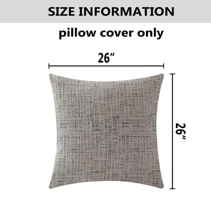 Weiche Chenille Kissenbezüge 66x66 cm - 2er Set