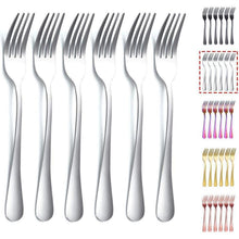 Edelstahl Gabeln Set 6er 20.8cm Tafelgabeln Besteck