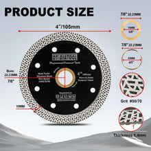Diamant Trennscheiben 5er Set 105mm Mesh Turbo für Fliesen Marmor