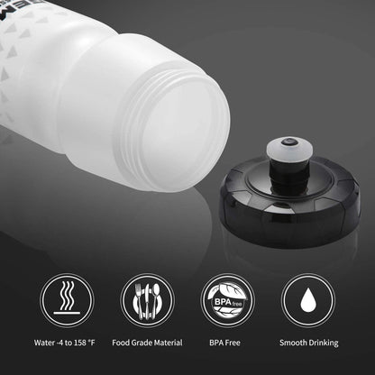 Trinkflasche Sport 750ml BPA-frei Auslaufsicher Breite