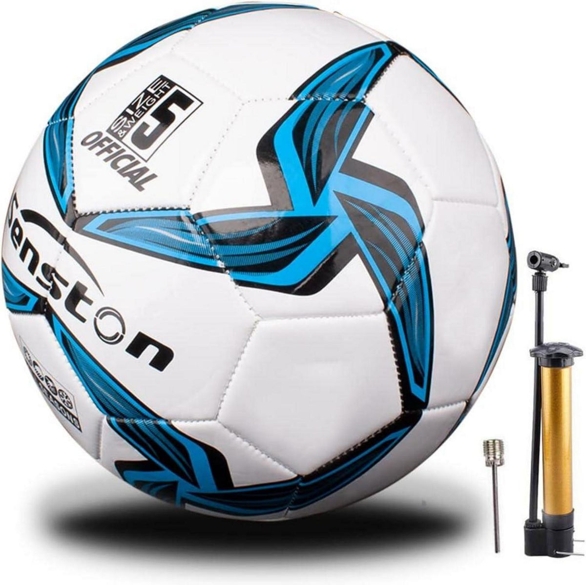 Wasserdichter Fußball für Sporttraining Größe 4/5 Blau