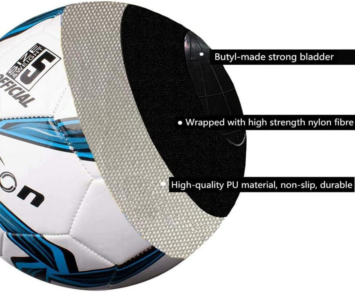 Wasserdichter Fußball für Sporttraining Größe 4/5 Blau