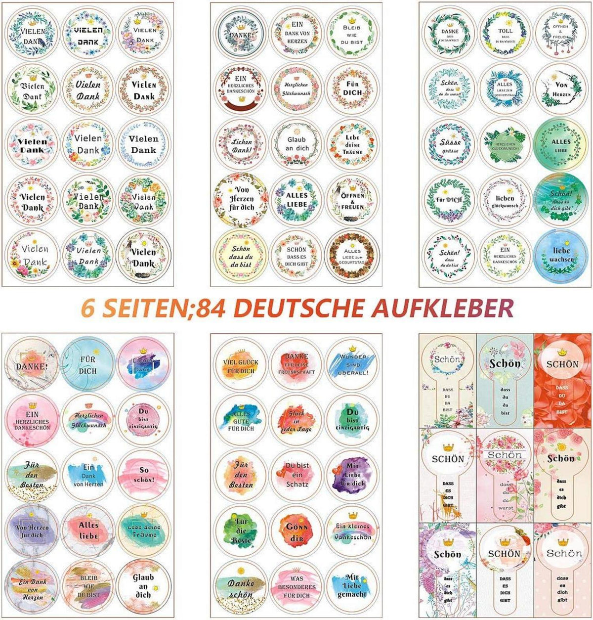 Papiertüten mit Aufkleber für Geschenke, Kindergeburtstag, Party - 40 Stück