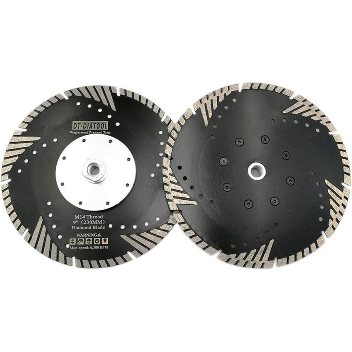Diamant Trennscheibe 230mm M14 Turbo für Beton Granit Marmor
