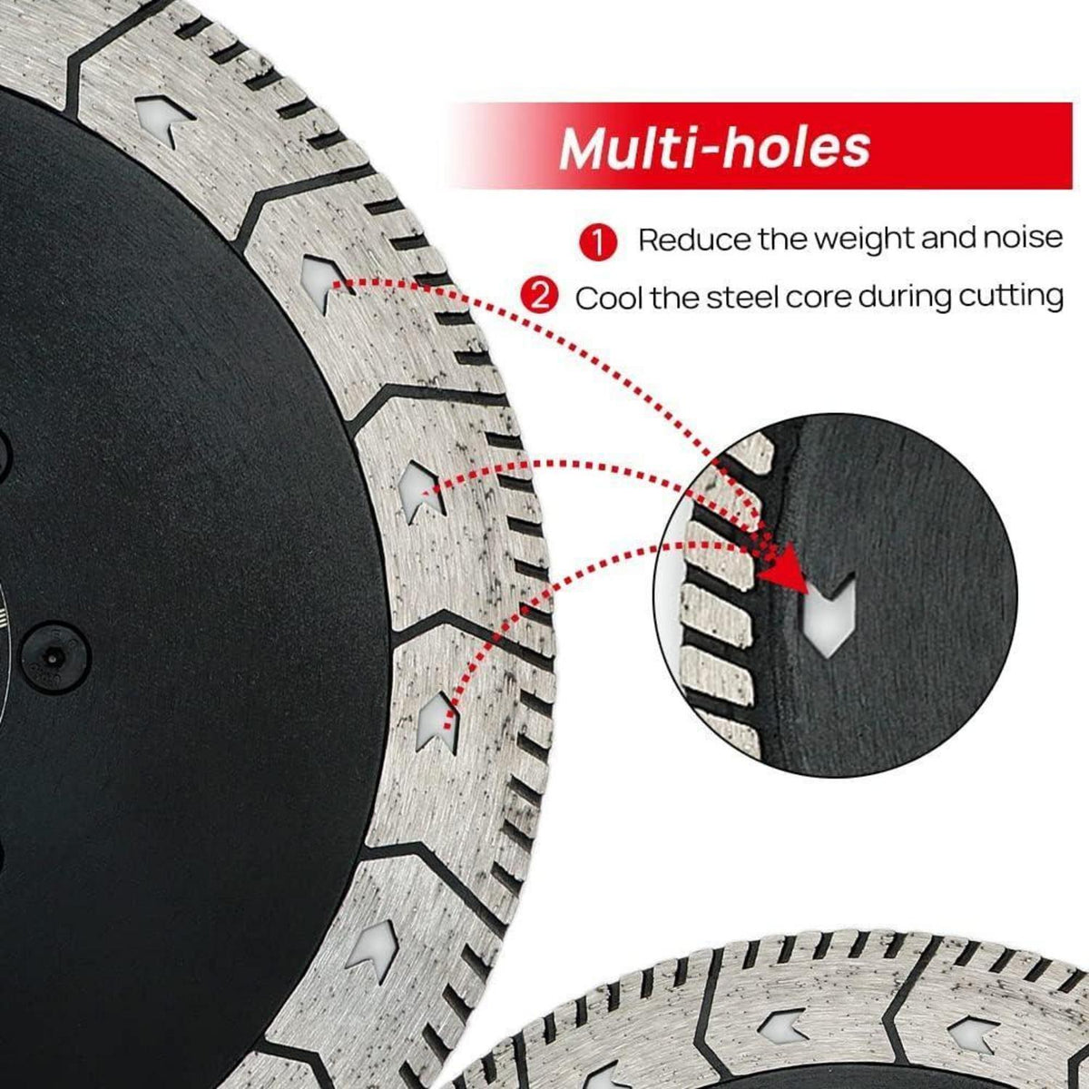 Diamant Trennscheiben 2er Set 125mm M14 für Stein Beton