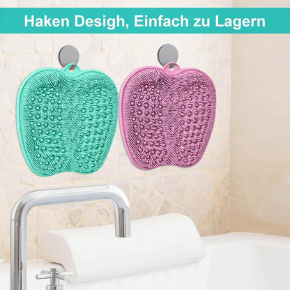 BESKAR Fußwäscher Massage Pad Rutschfest Dusche Peeling Füße