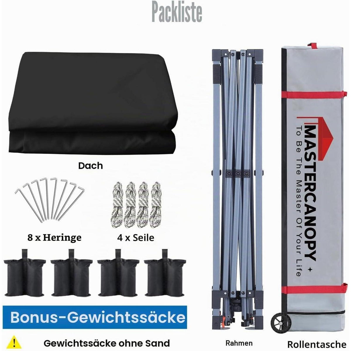 Pop-up Pavillon 2x2m – Schnellaufbau, Höhenverstellbar & UV-Schutz