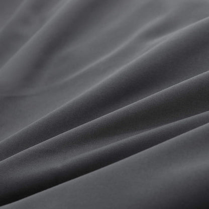 QZY Mikrofaser Bettwäsche Set Grau 200x220 cm 110