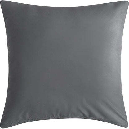 QZY Mikrofaser Bettwäsche Set Grau 200x220 cm 110