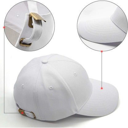 Baumwoll Baseball Cap Damen Herren Verstellbar Atmungsaktiv