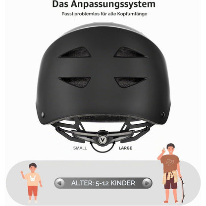 Kinder Skaterhelm Set mit Schutzausrüstung 54-58cm