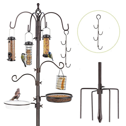 Vogel Futterstation Set mit Ständer – 238cm Höhenverstellbar