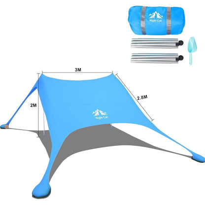 Strandzelt Lycra Schatten Zelt Strandmuschel Sonnensegel Sun