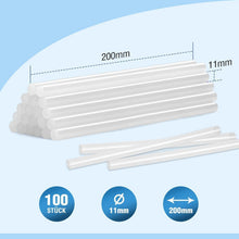 WORKPRO 100 Heißklebestifte 200x11mm transparent Universal